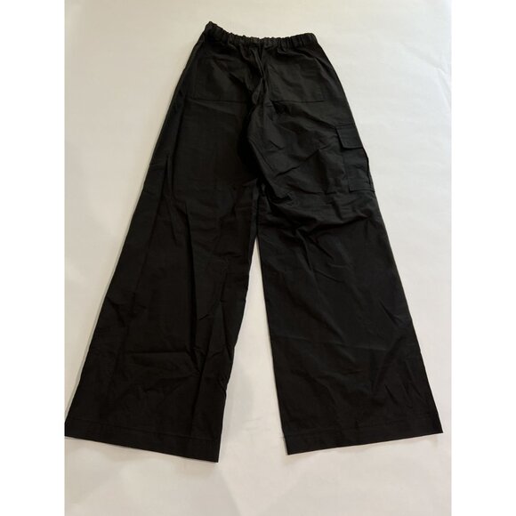 Baguette Wide Leg Cargo Pants in Black - Picture 2 of 5